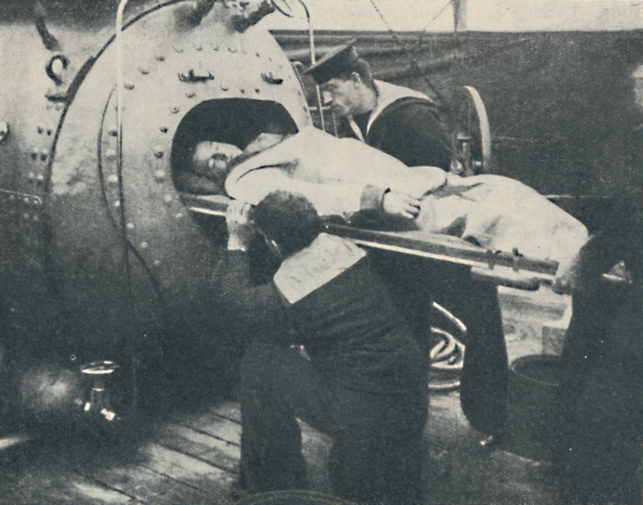Et rekomprimeringskammer, 1936 av Unbekannt