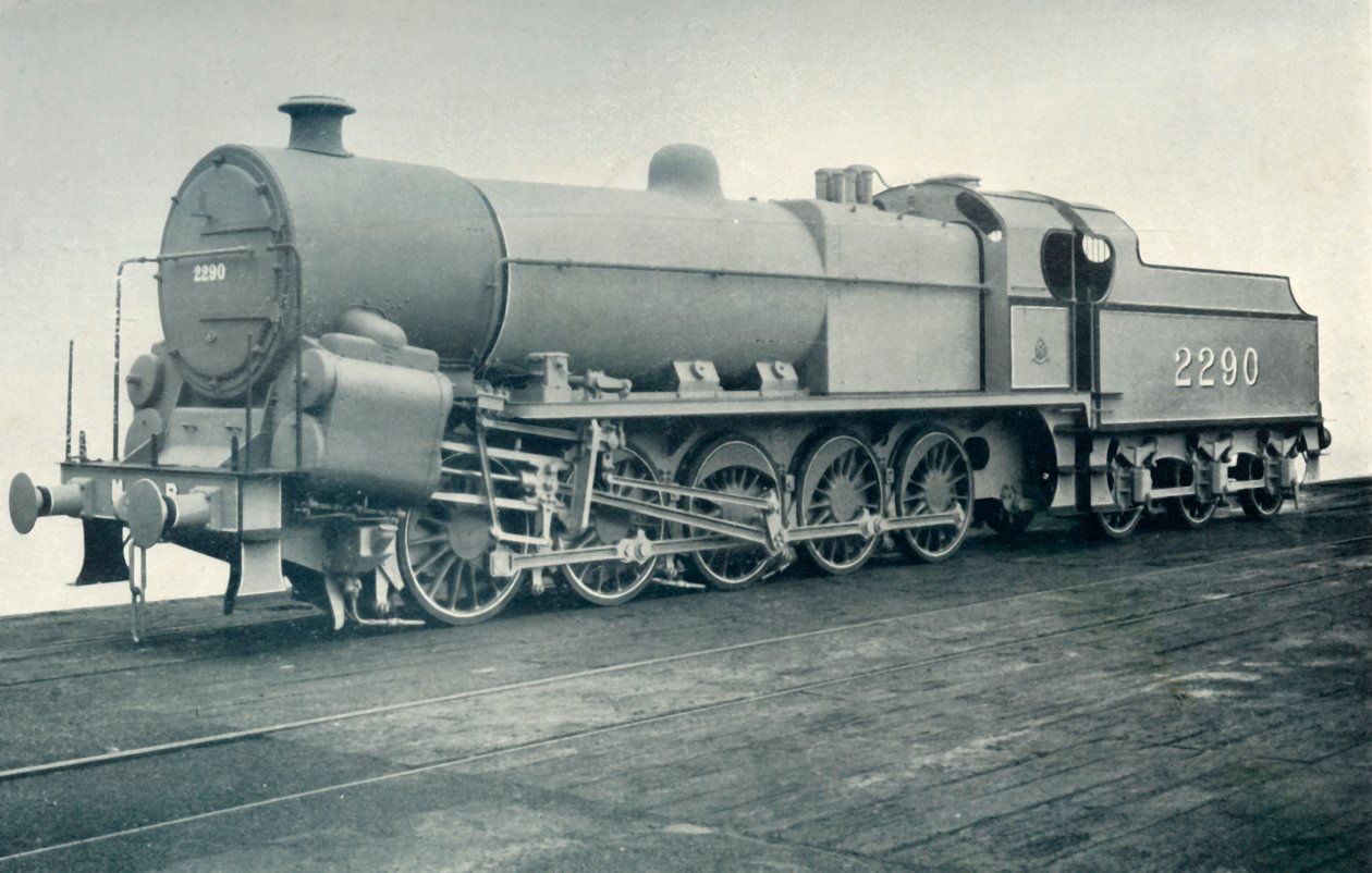 Et bemerkelsesverdig lokomotiv på Midland, 1922. av Unbekannt