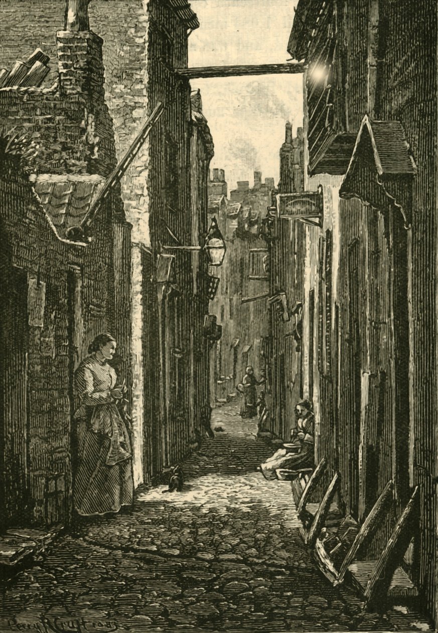 A Row, Yarmouth, 1898. av Unbekannt