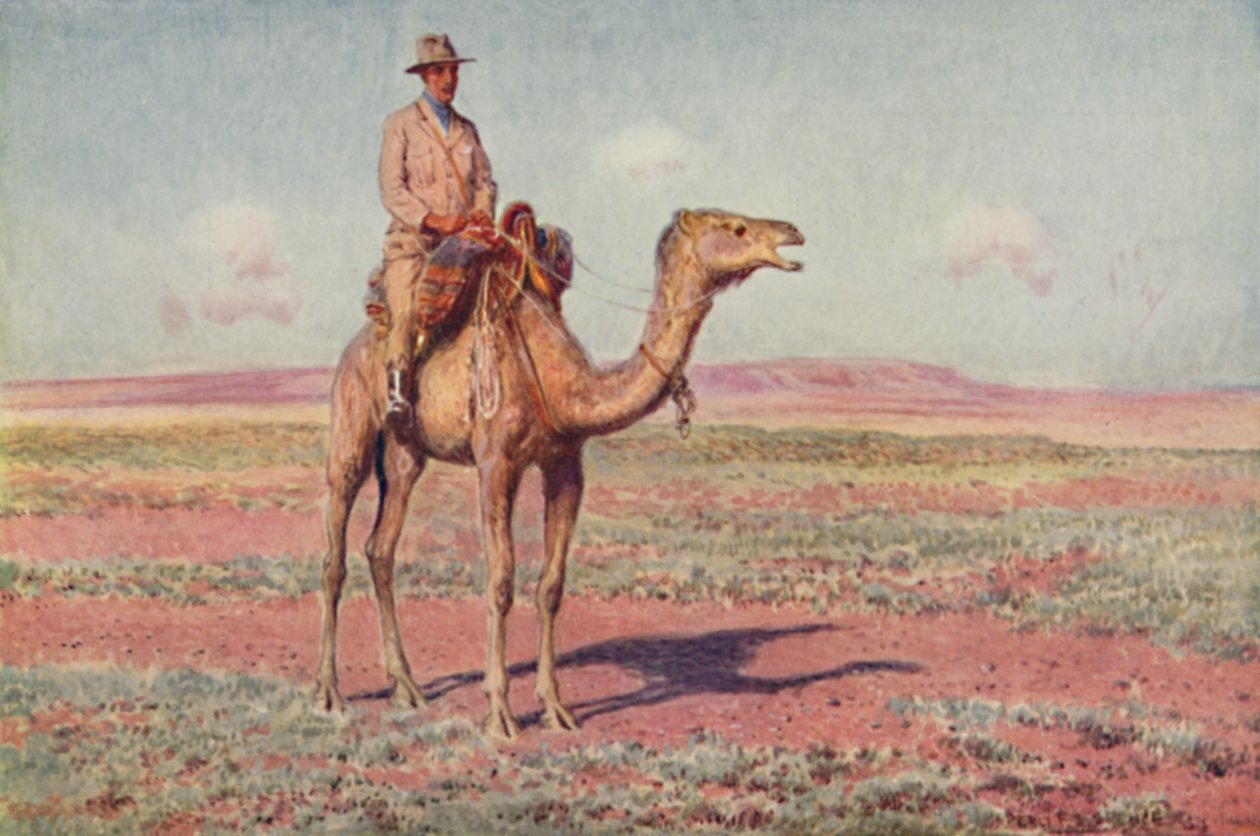 En scene i Central Australia, 1923. av Unbekannt