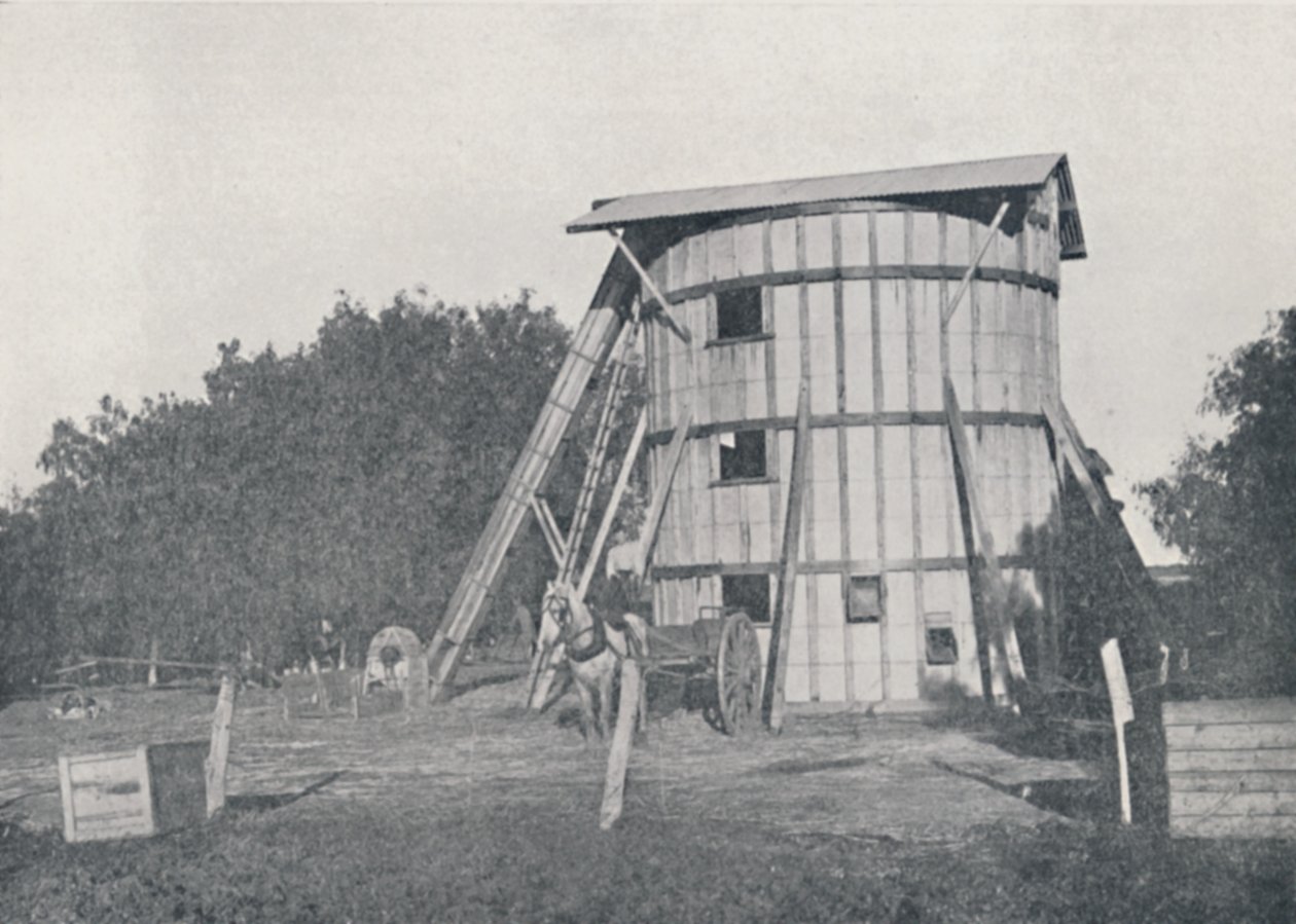 En silo, nær Mildura, Victoria, 1923. av Unbekannt