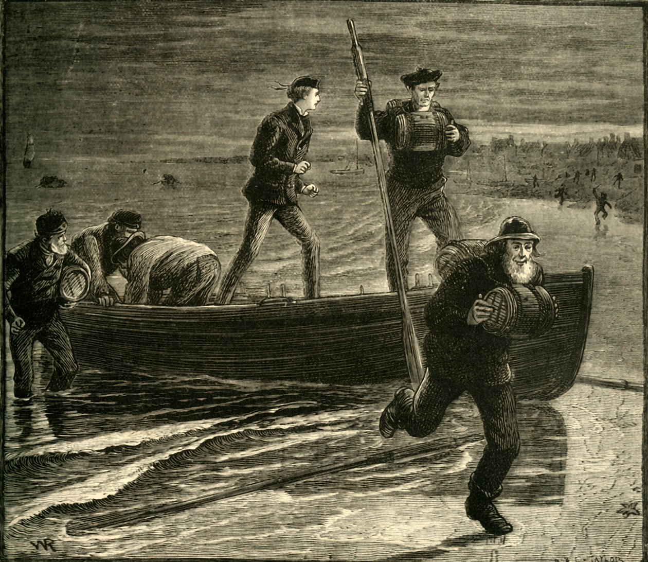 En smuglerekspedisjon, 1881. av Unbekannt