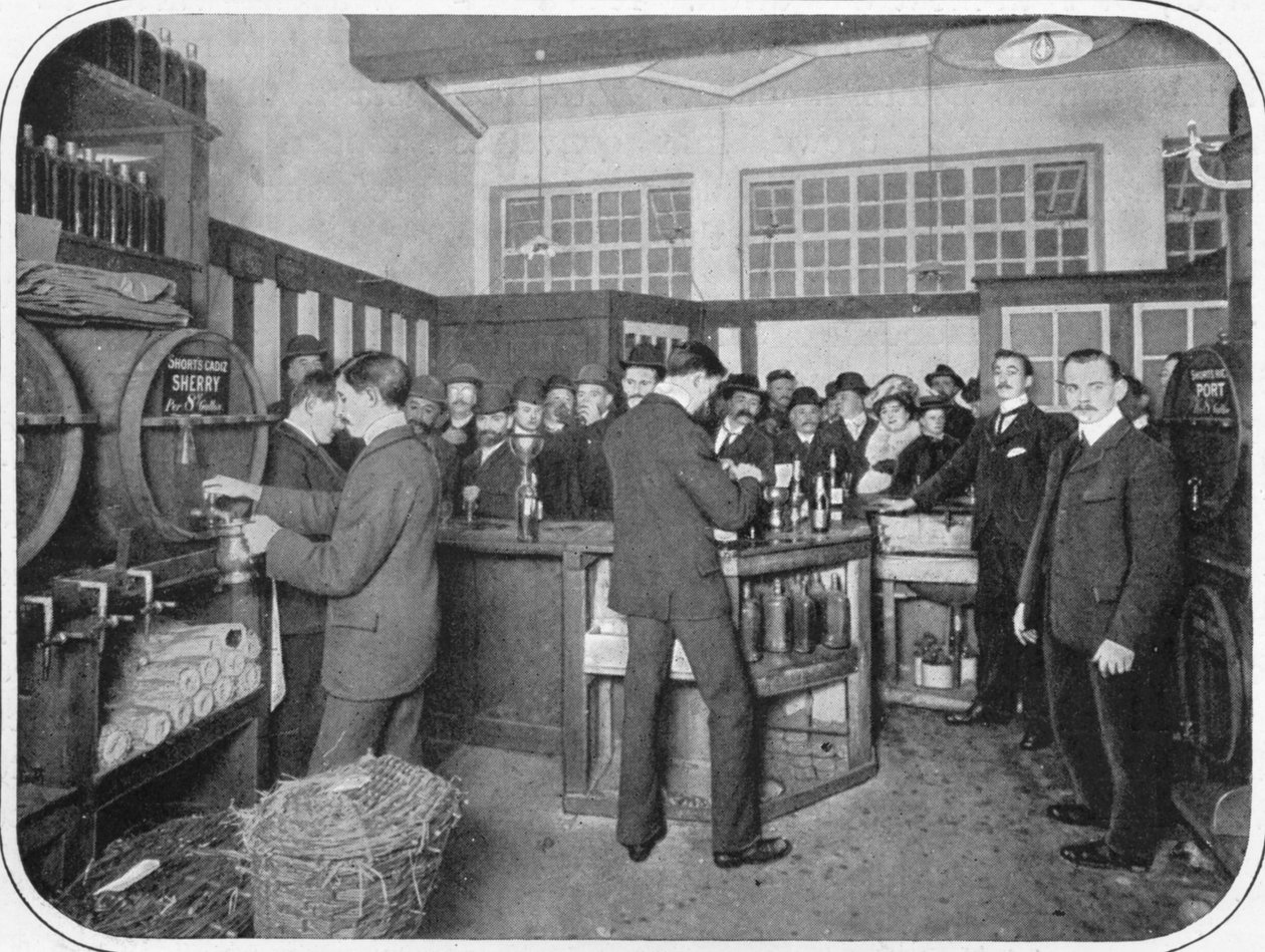 A Strand vinbar, London c1903 1903 av Unbekannt