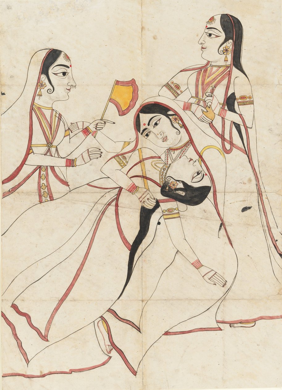 A Swooning Lady, sent på 1800-tallet. av Unbekannt