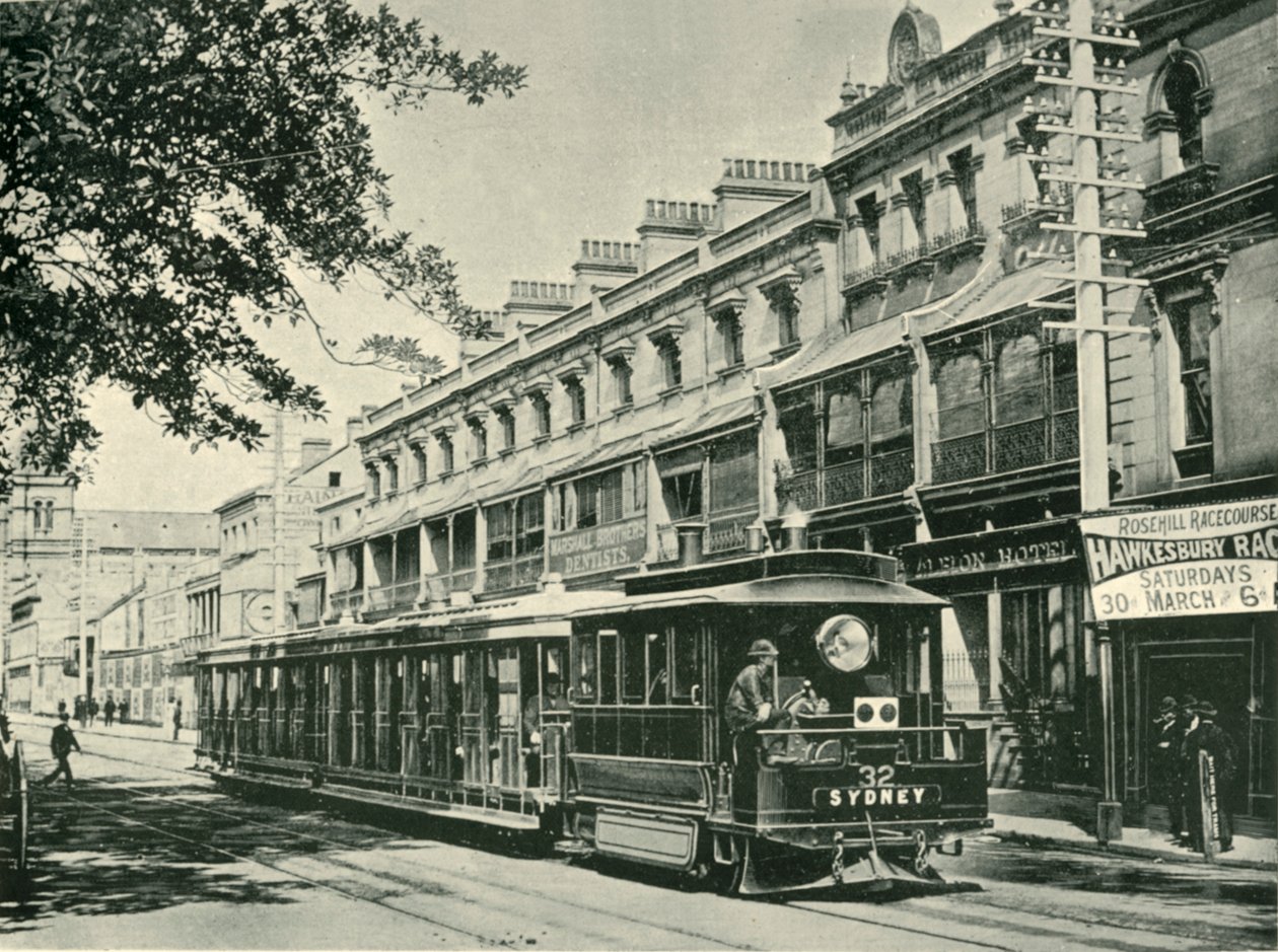 En Sydney Steam Trikk, 1901. av Unbekannt