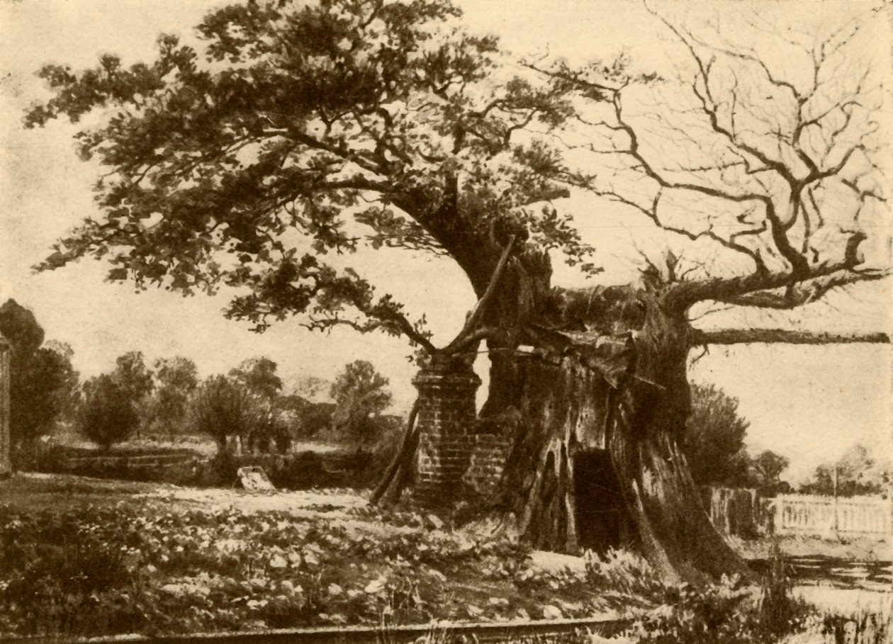 En veldig tidlig jernbanestasjon, 1930. av Unbekannt