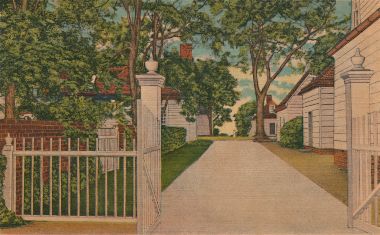 A View of the North Lane, 1946 av Unbekannt