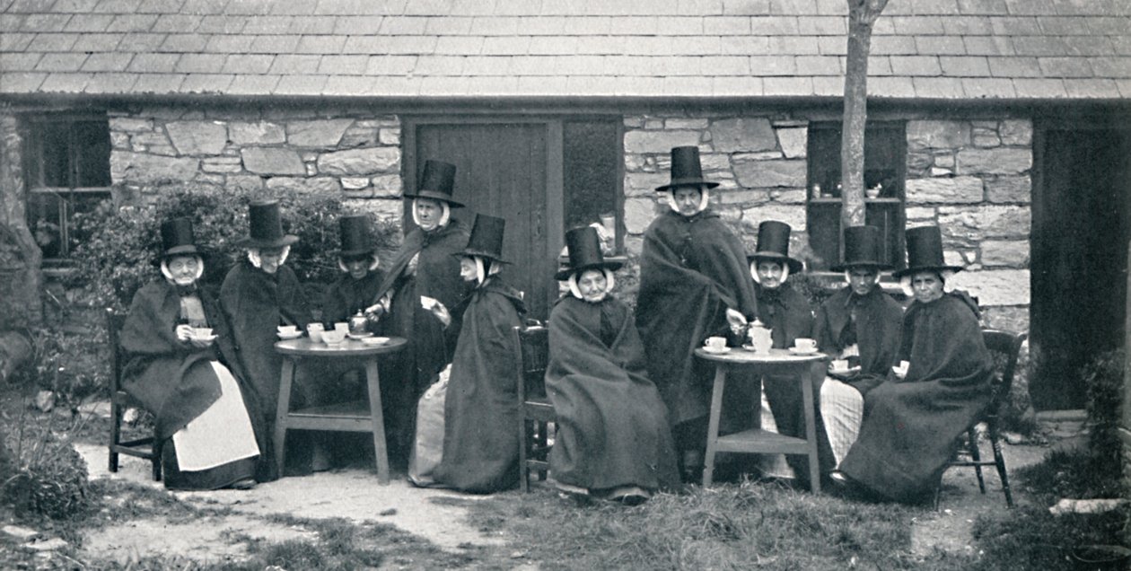Et walisisk teselskap, 1912 av Unbekannt