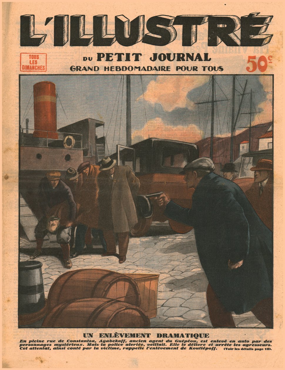 En dramatisk bortføring, 1932. av Unbekannt