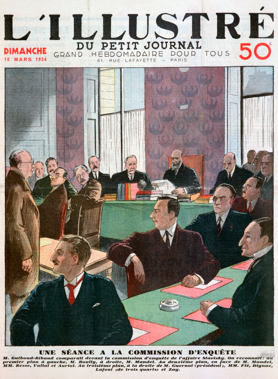 Et møte i undersøkelsesstyret, 1934 av Unbekannt