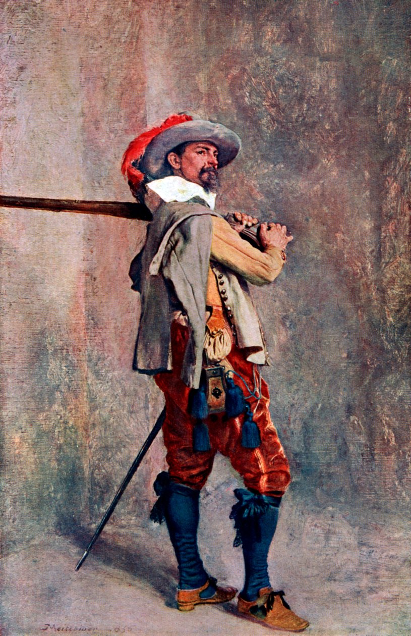 En musketer, c1600-c1650 1908-1909 av Unbekannt