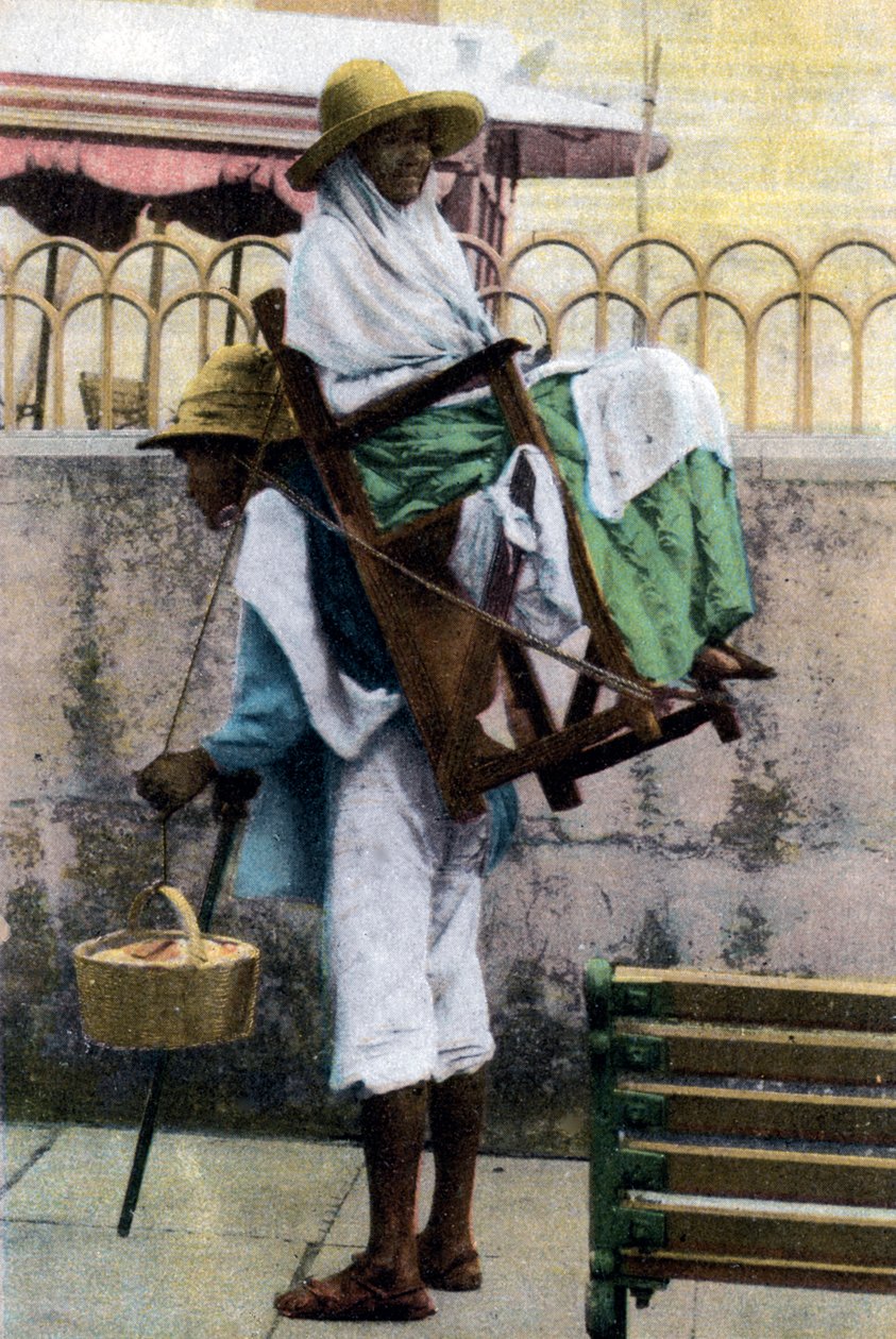 En portør, Mexico, tidlig på 1900-tallet av Unbekannt