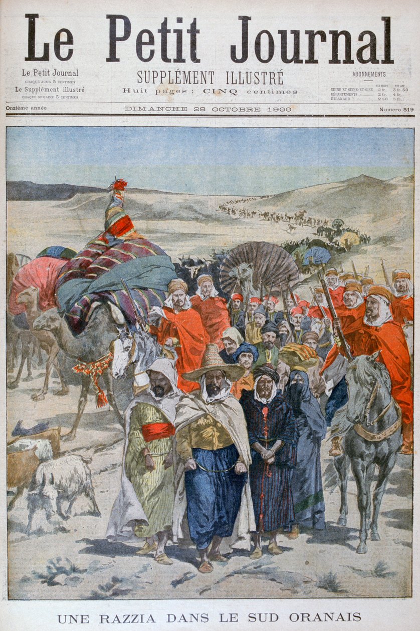 En runde opp i det sørlige Oranais, Algerie, 1900 av Unbekannt