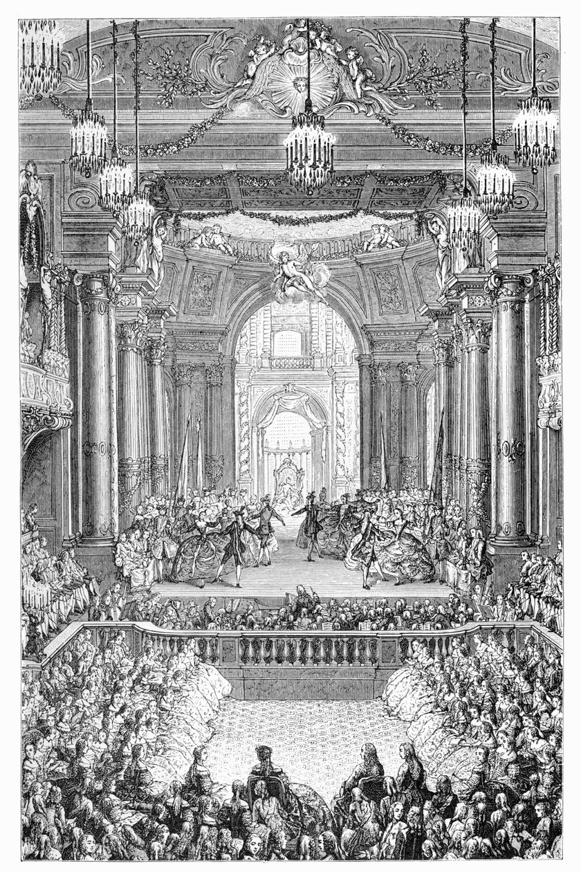 Et kongeball, 1800-tallet av Unbekannt