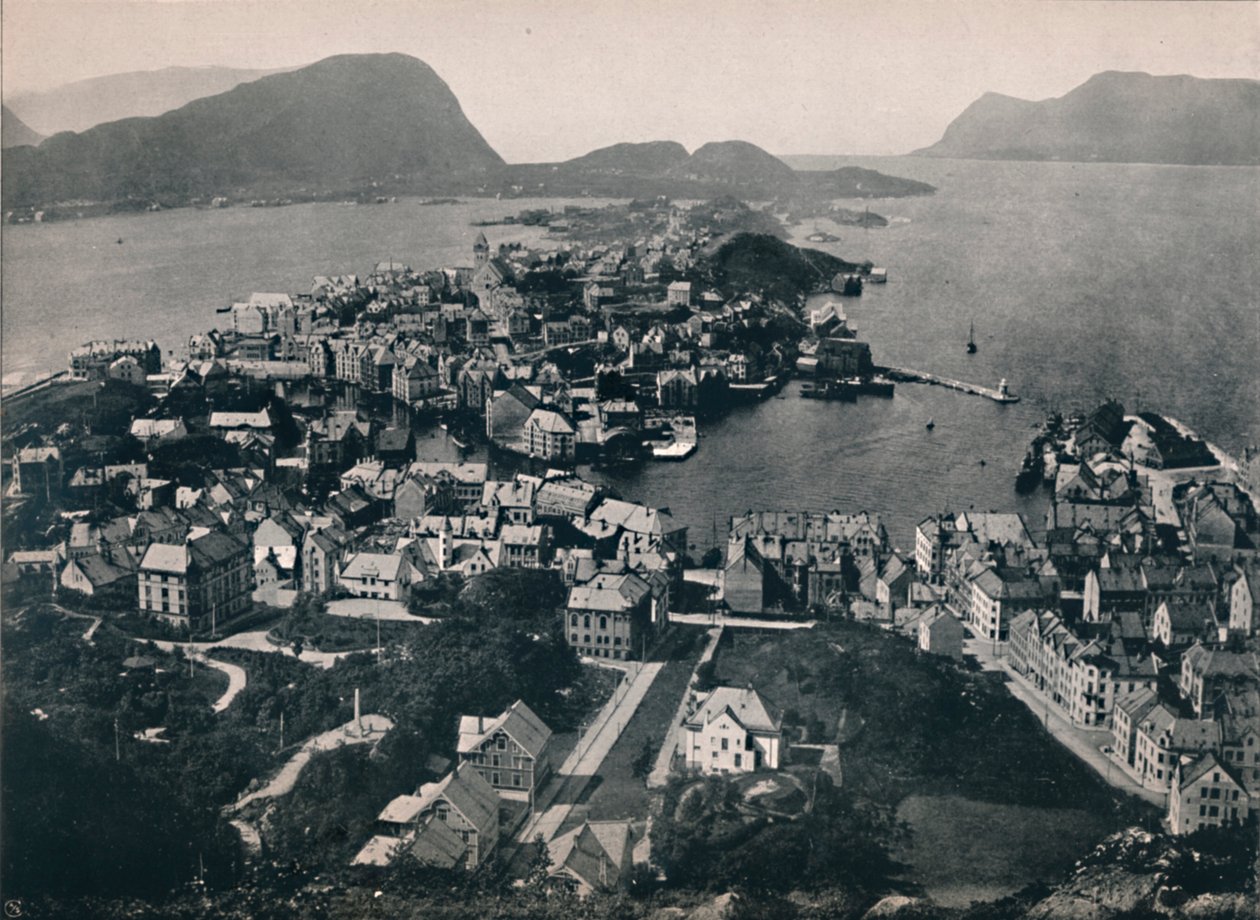 Ålesund, 1914. av Unbekannt