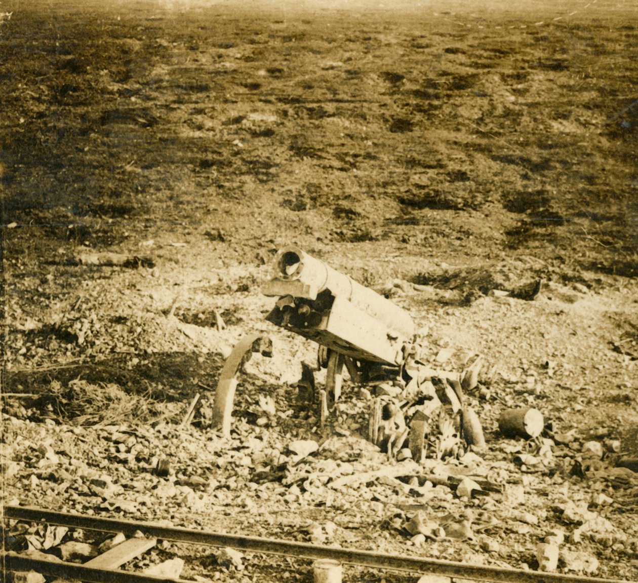 Forlatt 155 kanon, c1914-c1918 av Unbekannt