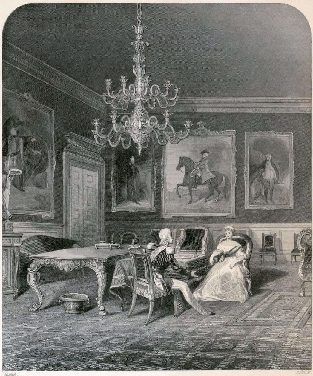 Tiltredelse av dronning Victoria, 1837 av Unbekannt