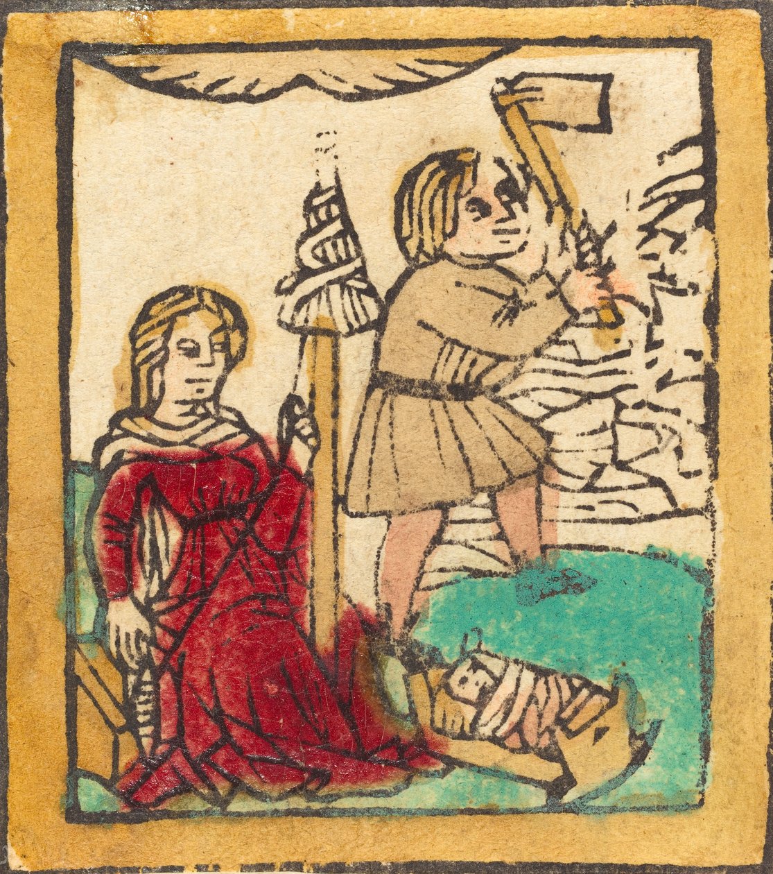 Adam og Eva, ca. 1460. av Unbekannt