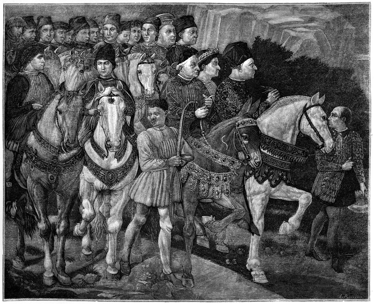 Tilbedelse av magi, 1882 av Unbekannt