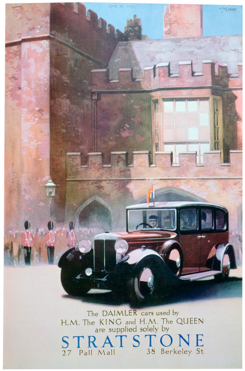 Annonse for Stratstone-bilforhandlere, 1935 av Unbekannt