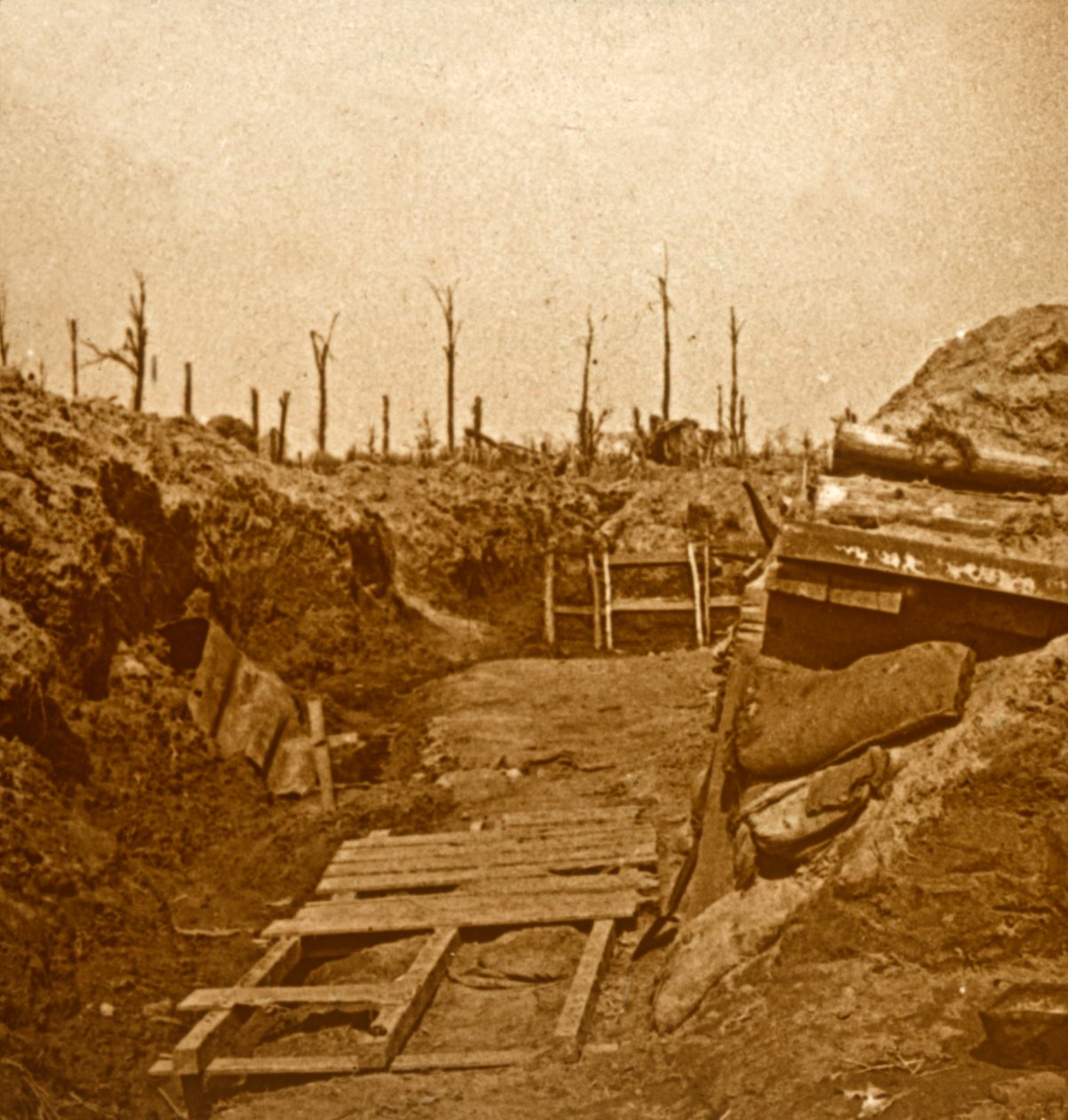 Etter bombardement, c1914-c1918 av Unbekannt