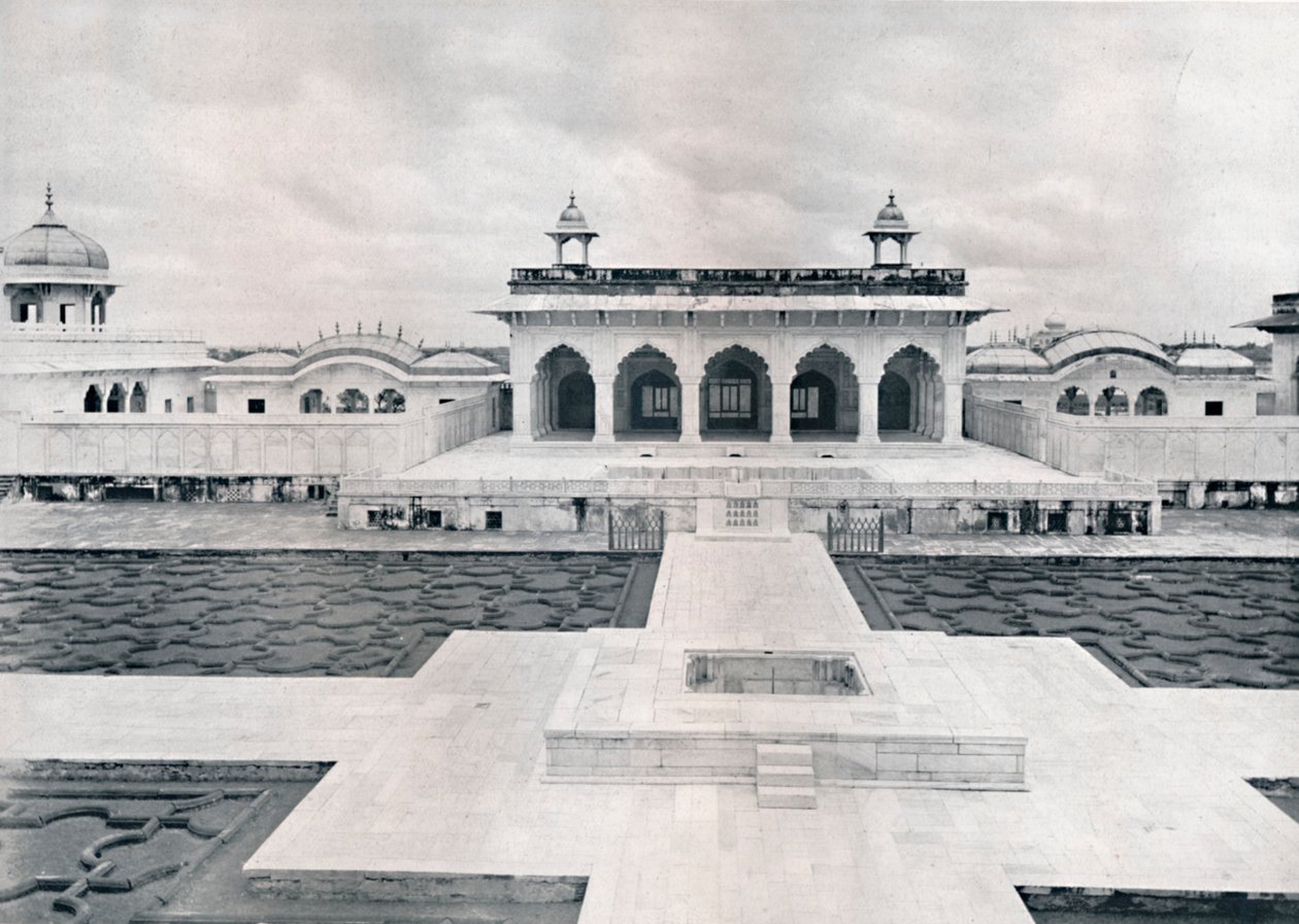 Agra. Khas Mahal og Zenana, c1910. av Unbekannt