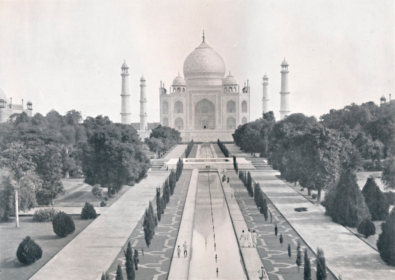 Agra. Taj Mahal, ca 1920. av Unbekannt