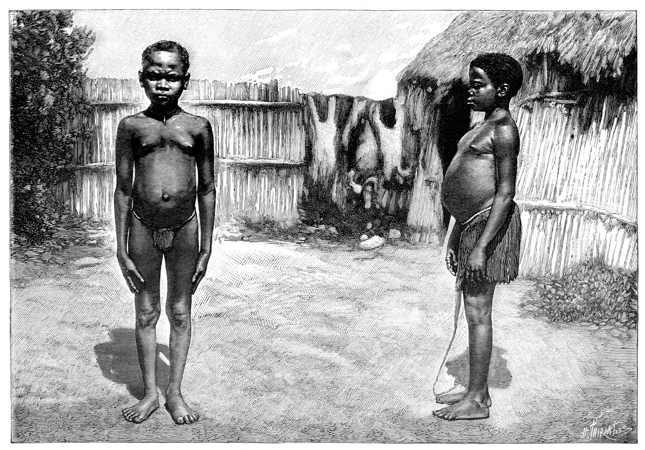 Akka mann og kvinne, c1880 av Unbekannt
