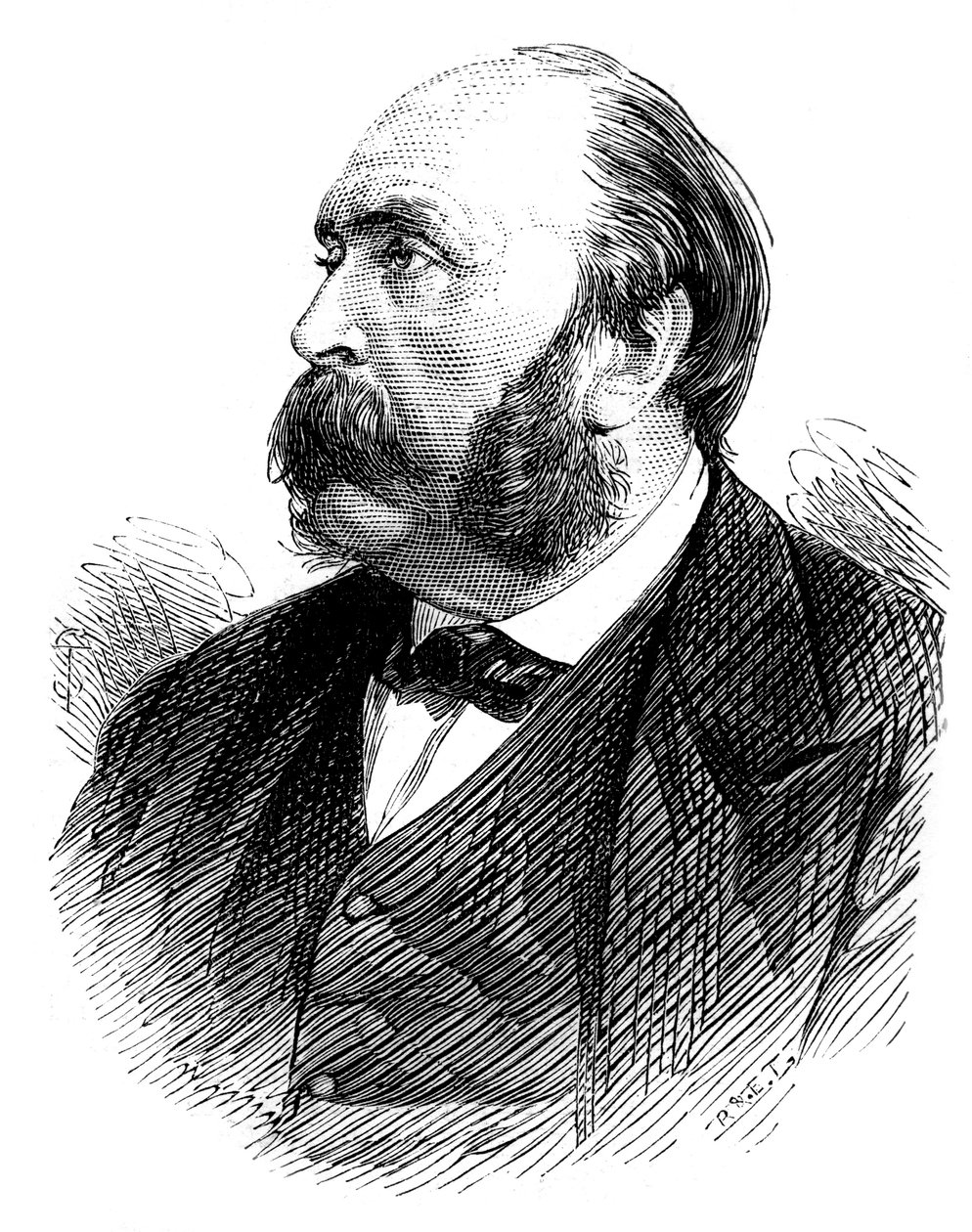Alexandre Auguste Ledru-Rollin , fransk politiker, 1875 av Unbekannt