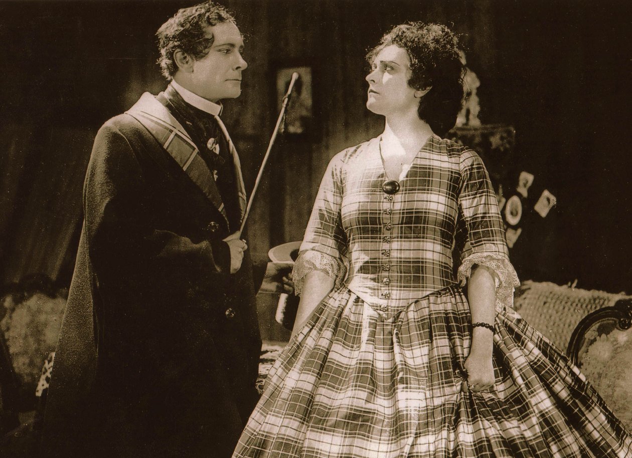 Alfred Abel og Paola Negri i "The Flame" av Unbekannt