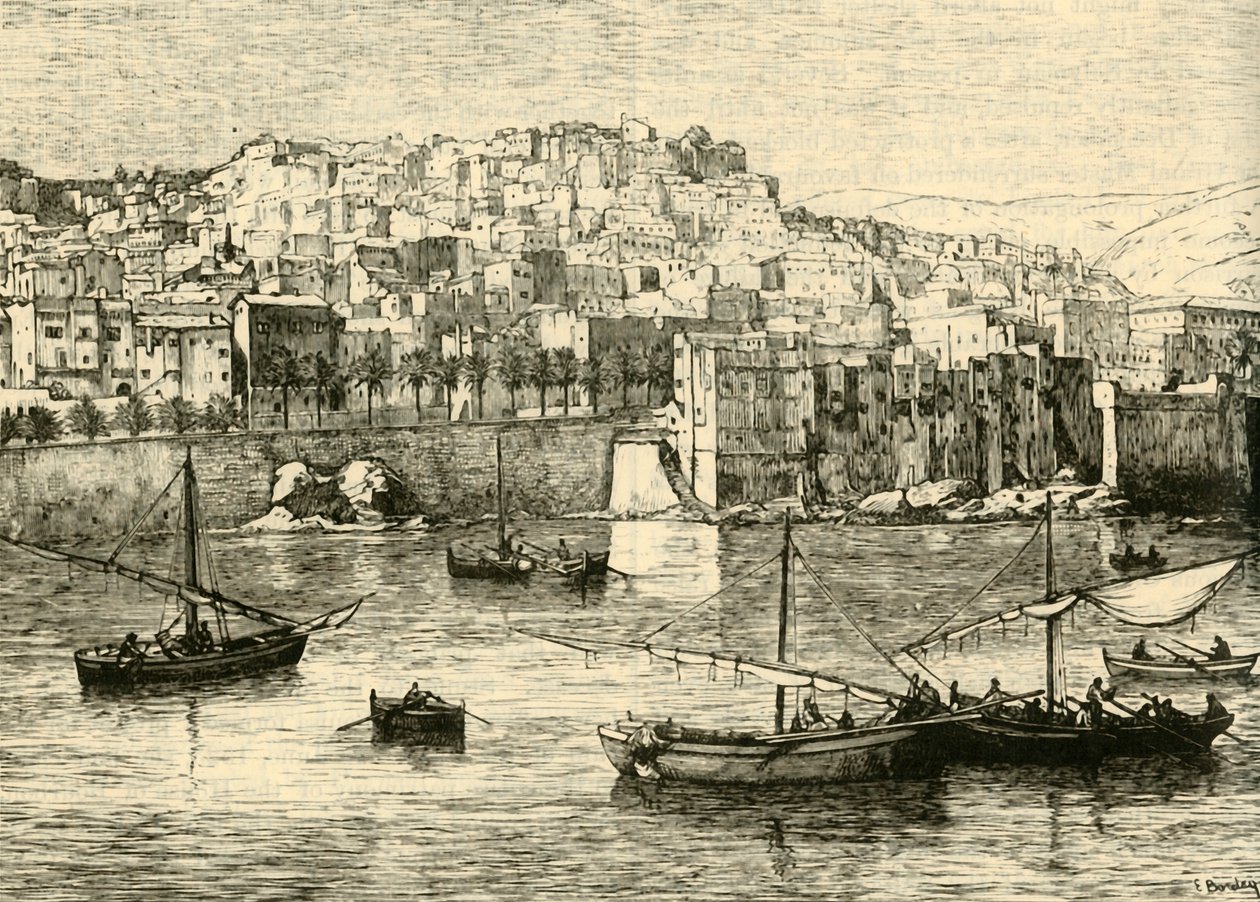 Alger, fra havet, 1890. av Unbekannt