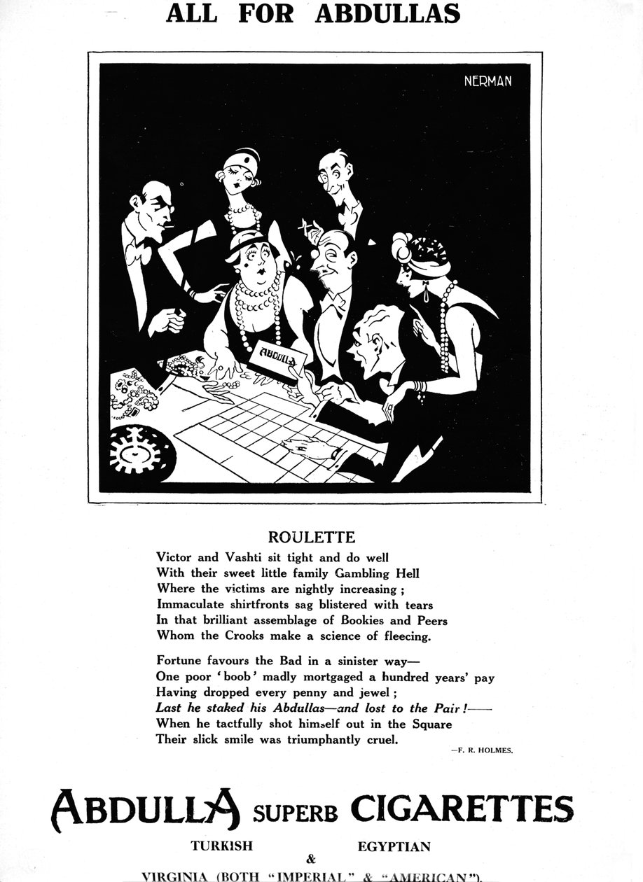 Alt for Abdullas - Roulette, 1927 av Unbekannt