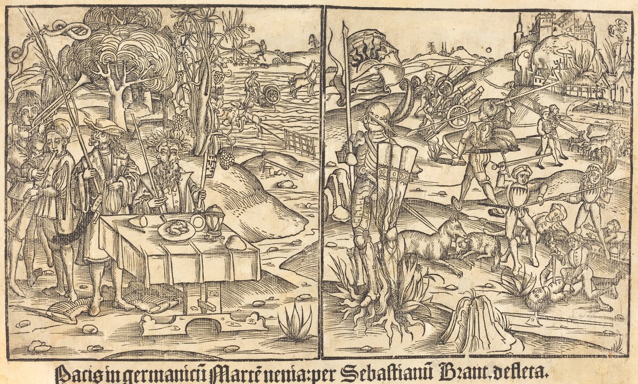 Allegory of War and Peace, 1499. av Unbekannt
