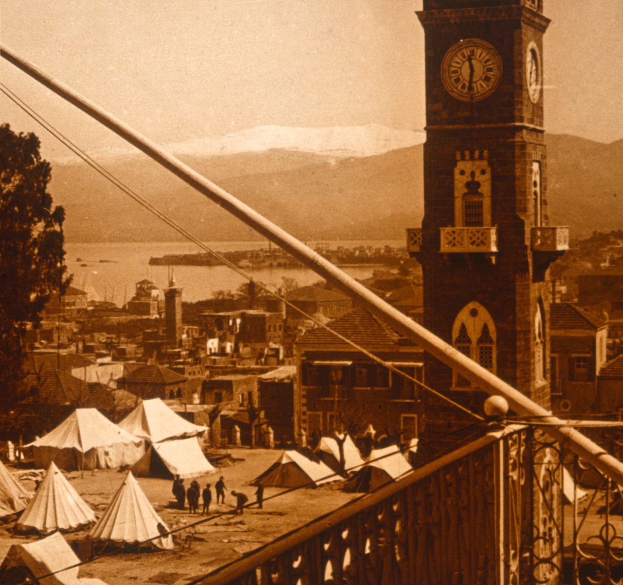 Alliert leir, Thessaloniki, Hellas, c1914-c1918 av Unbekannt