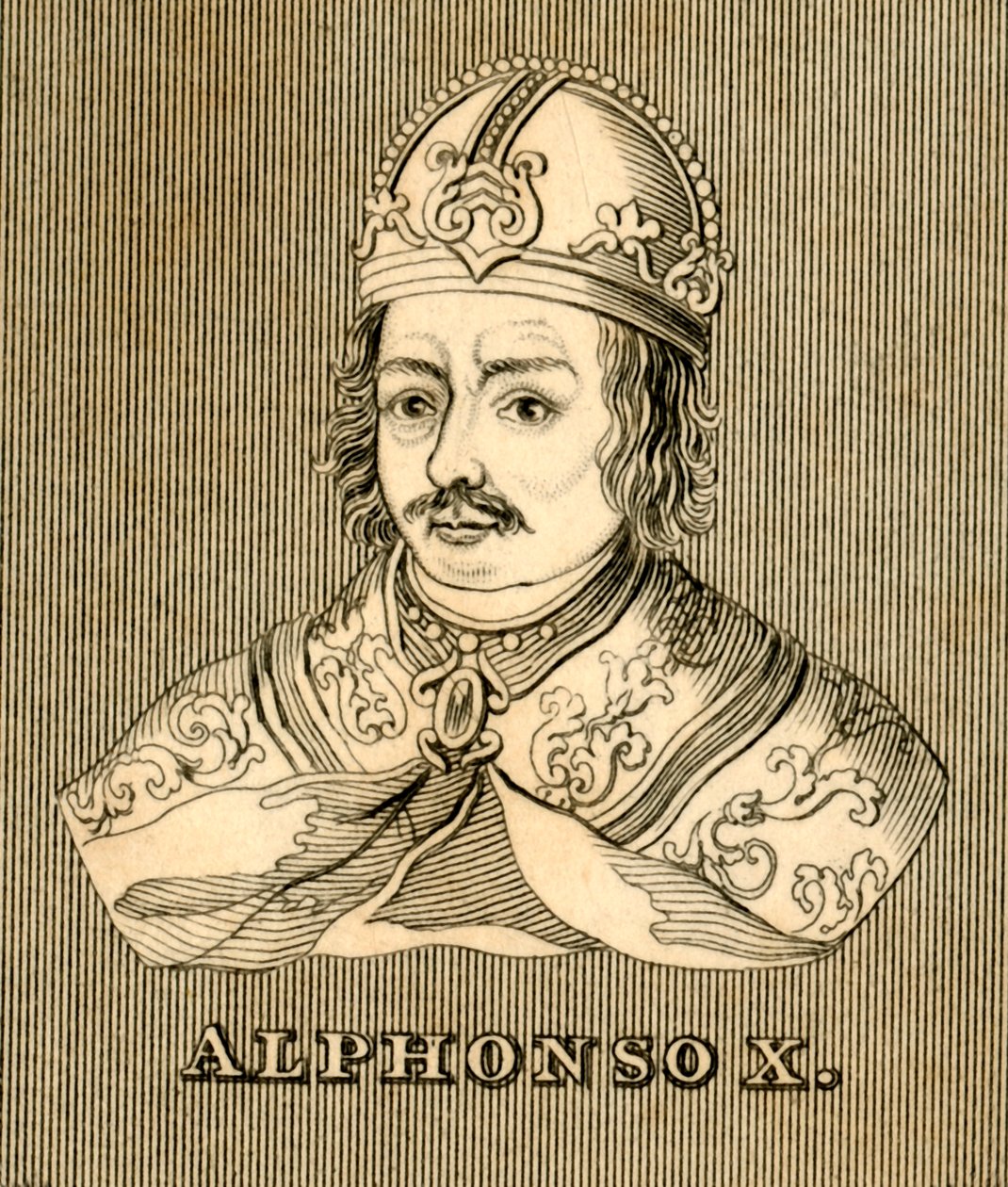 Alphonso X, 1221-1284, 1830. av Unbekannt