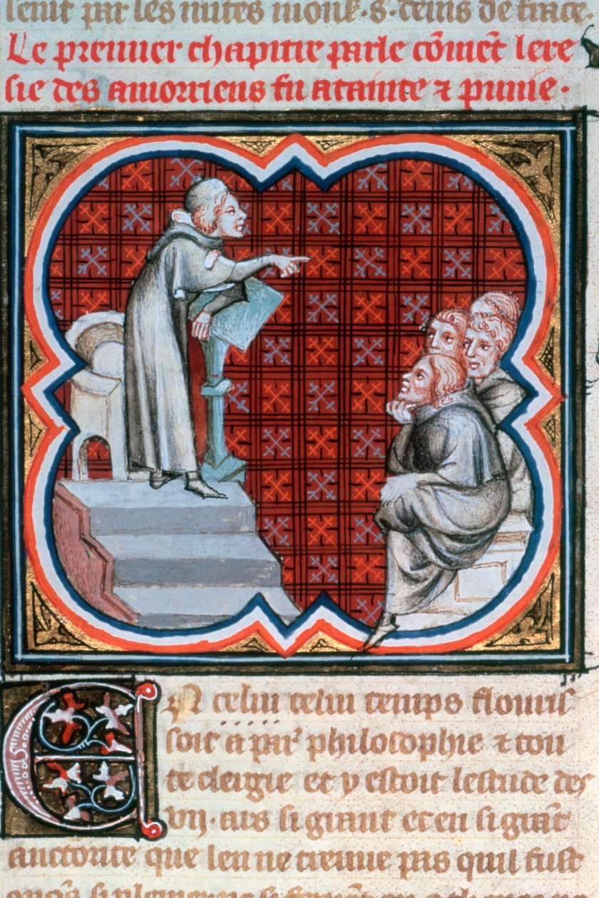 Amalric of Bena undervisning, c1200, 1375-1379 av Unbekannt