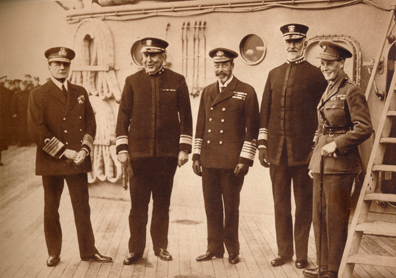 Amerikanske admiraler flyter med kongen, 1918 1935 av Unbekannt
