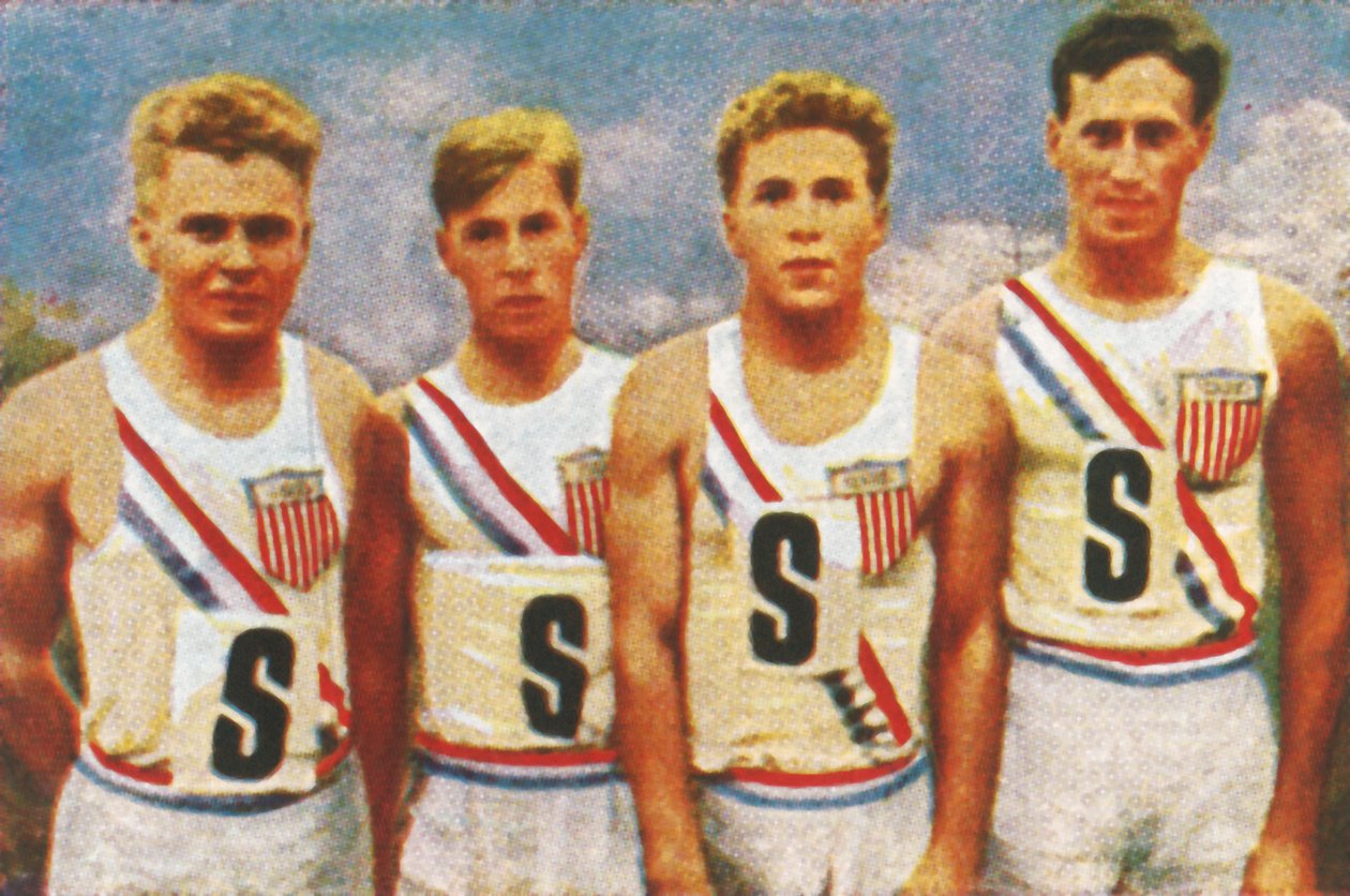 Amerikansk lag, 4 x 100m stafett, 1928. av Unbekannt