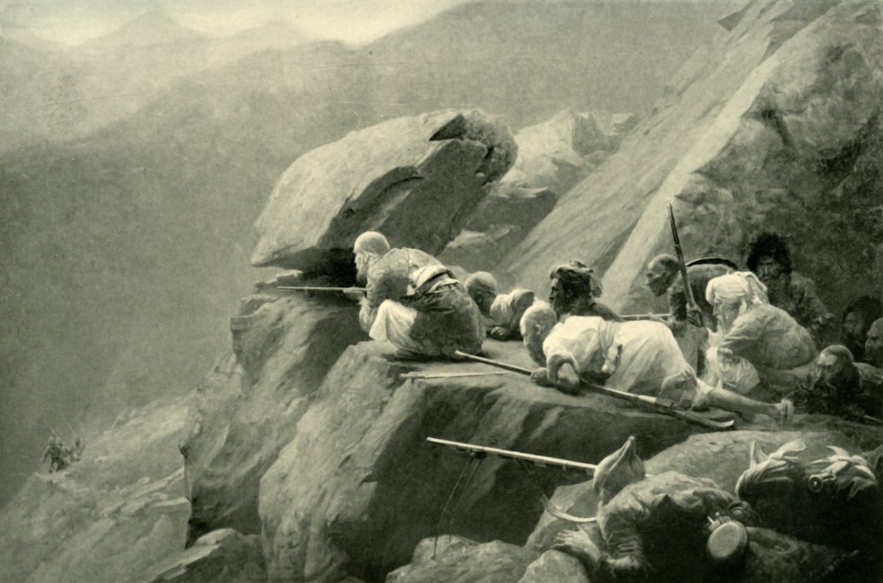 En ambuscade, 1901. av Unbekannt