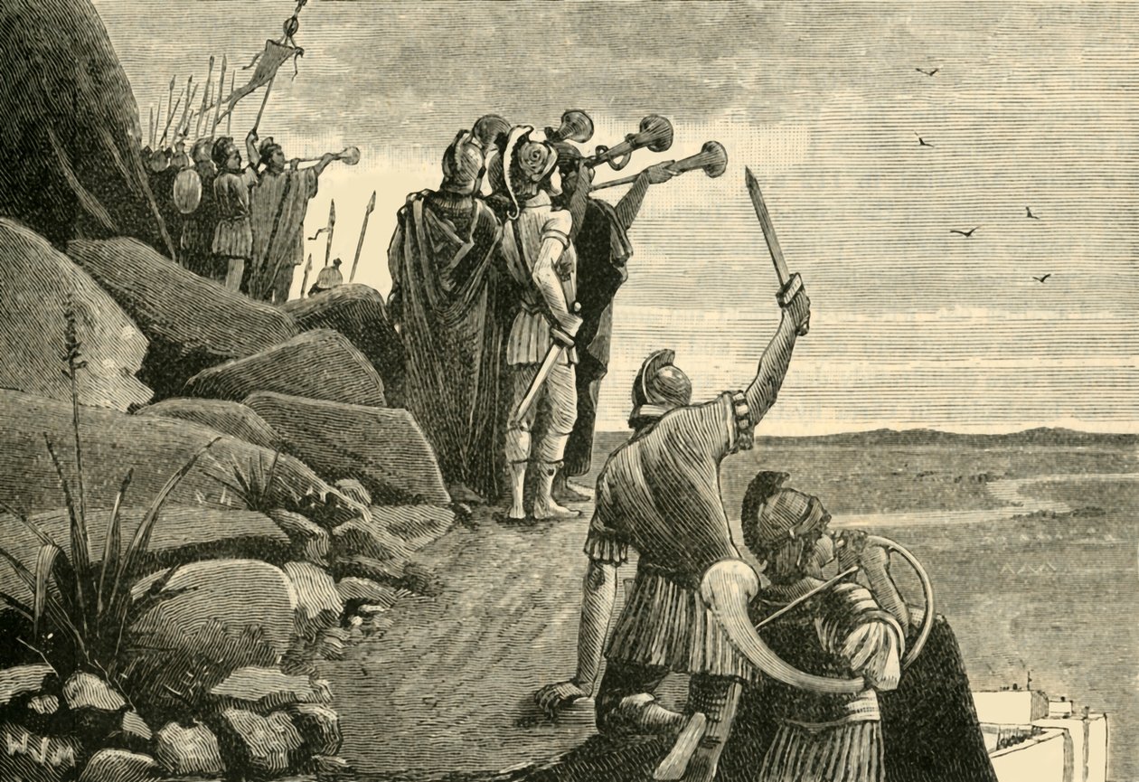 En hendelse i Jugurthine-krigen, 1890. av Unbekannt