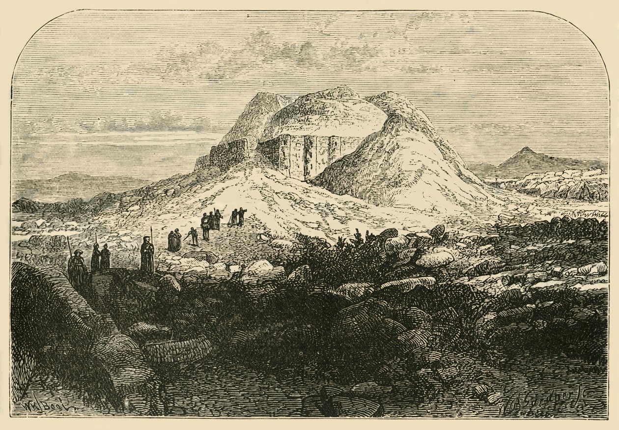 Gamle ruiner ved Mugher, 1890. av Unbekannt