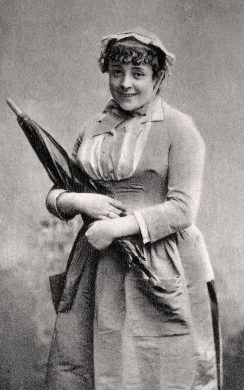 Anna Judic , fransk tegneserieskuespillerinne, 1875 av Unbekannt