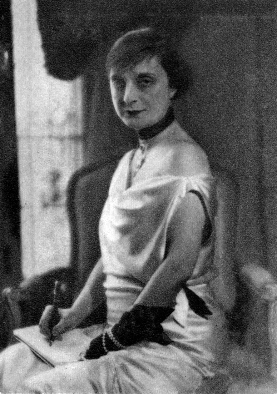Anna de Noailles , fransk forfatter, 1930 av Unbekannt