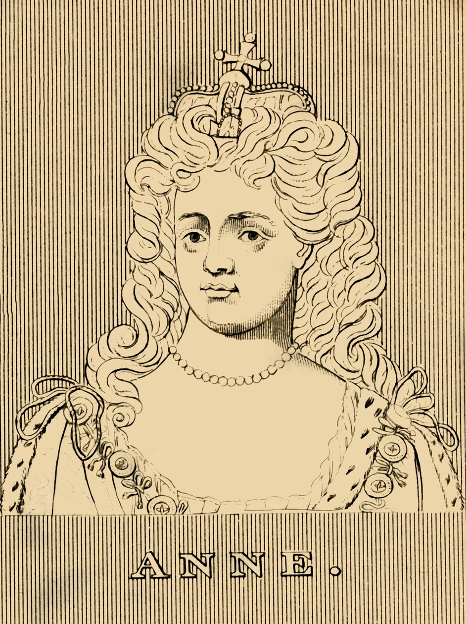 Anne, 1665-1714, 1830. av Unbekannt