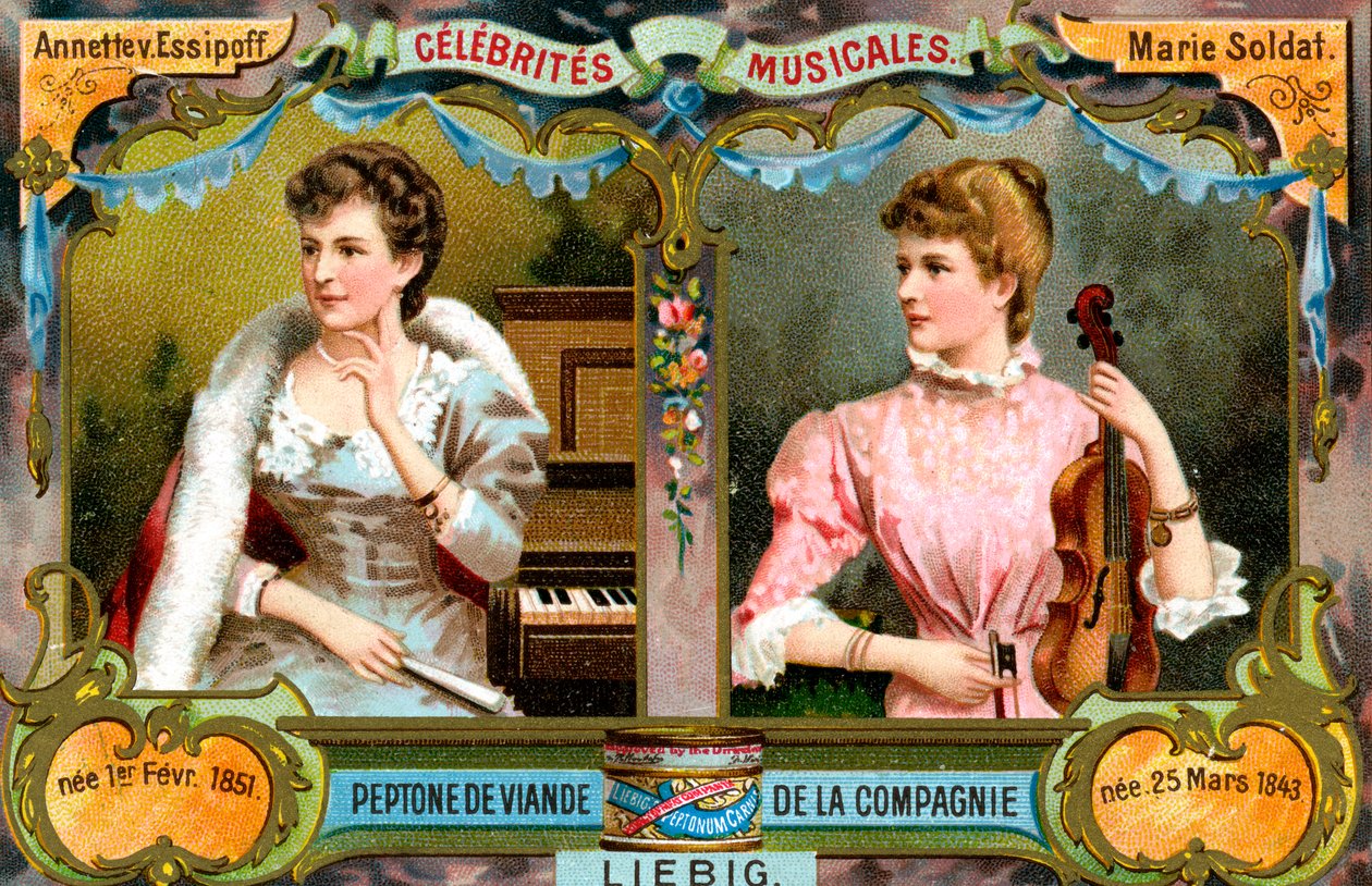 Annette von Essipoff og Marie soldat, c1900 av Unbekannt