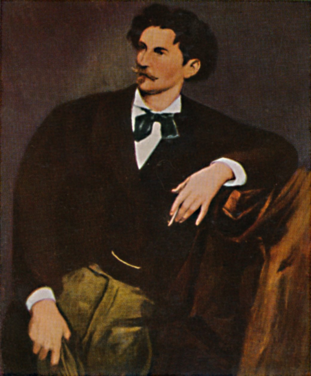 'Anselm Feuerbach 1829-1880 - Selvportrett', 1934. av Unbekannt