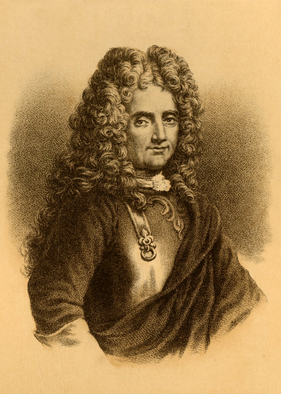 Anthony grev Hamilton, c1680, c1880. av Unbekannt