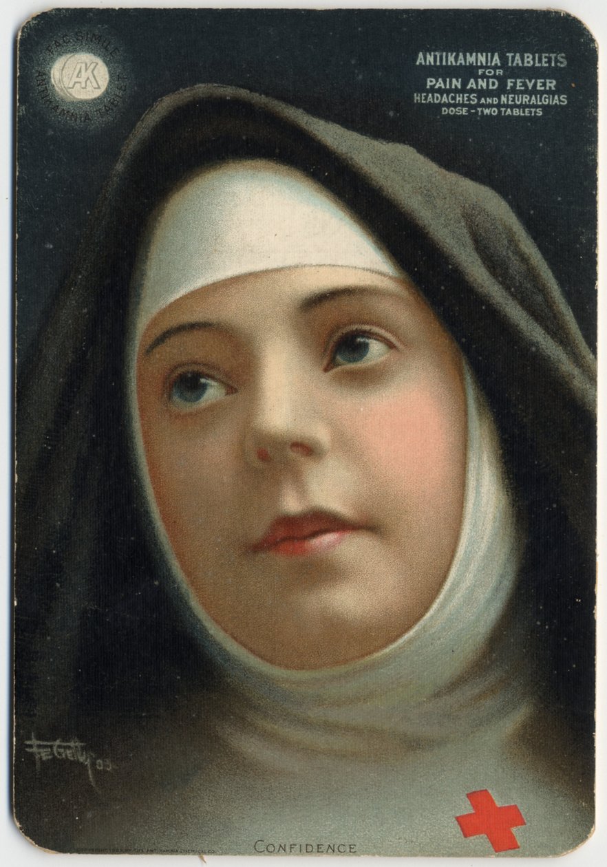 Antikamnia hodepinetabletter, 1890-tallet av Unbekannt