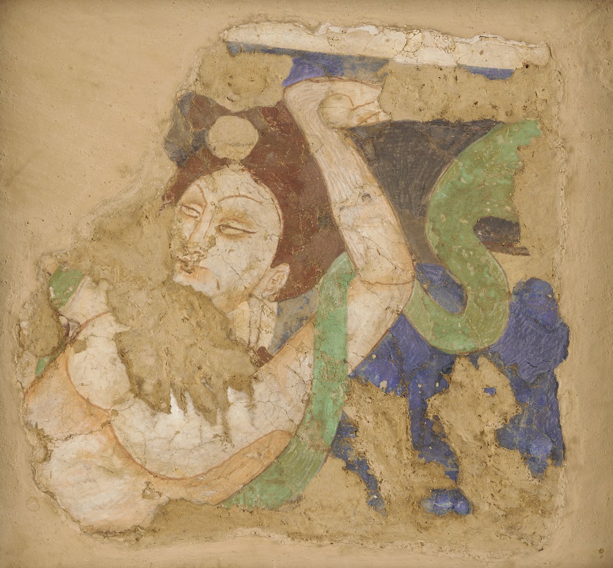 Apsara, fra hule 224, 4.-6. århundre. av Unbekannt