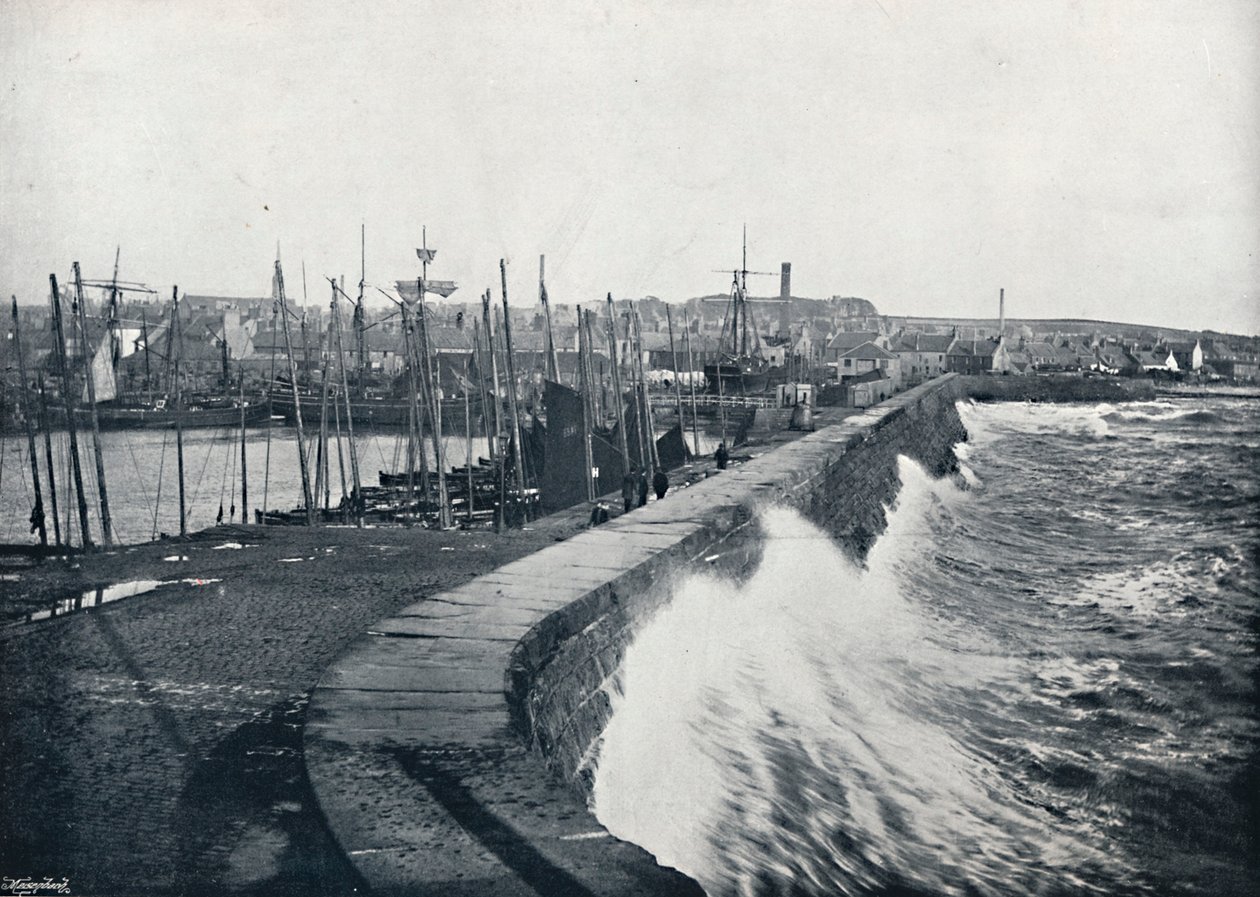 Arbroath - Fra havnen, 1895 av Unbekannt